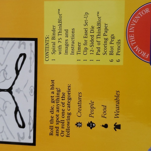 GAMES ThinkBlot Game by Mattel adult 2-6 players - Picture 5 of 7